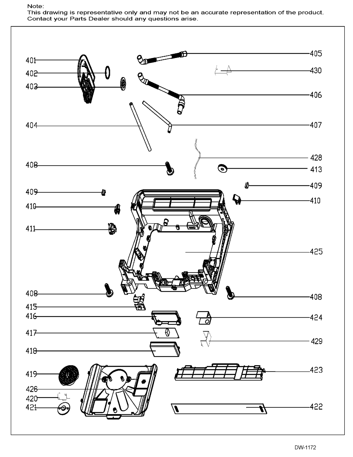 BODY PARTS 2 Diagram and Parts List for GDF610SSK0SS  General Electric Dishwasher