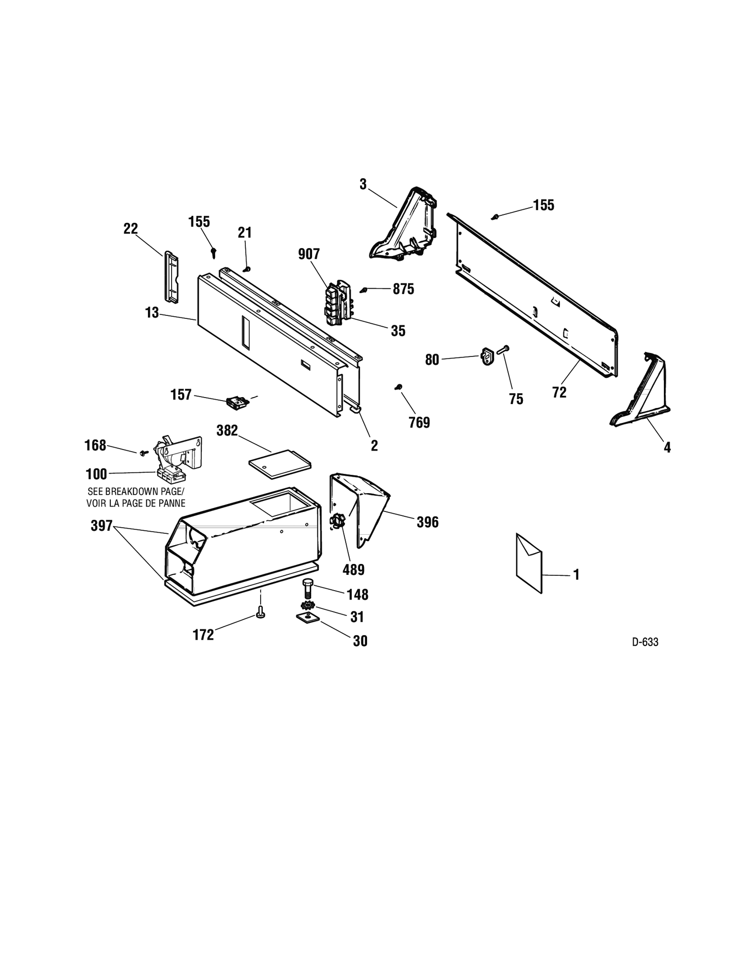 CONTROL GROUP Diagram and Parts List for PCCB330EJ1WC  General Electric Washer