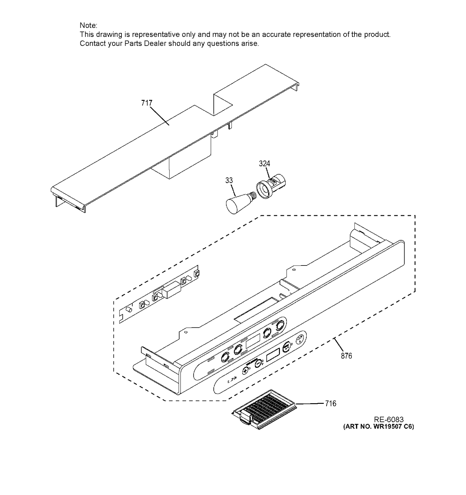 CLIMATE CONTROLS Diagram and Parts List for ZDOD240HASS  General Electric Refrigerator