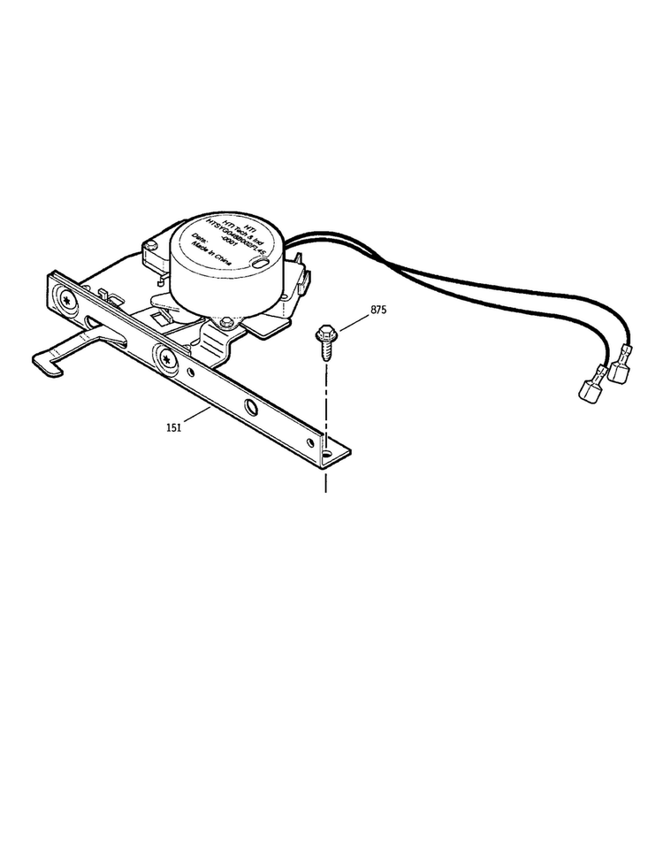 Oven Latch Diagram and Parts List for JS966SD1SS  General Electric Range