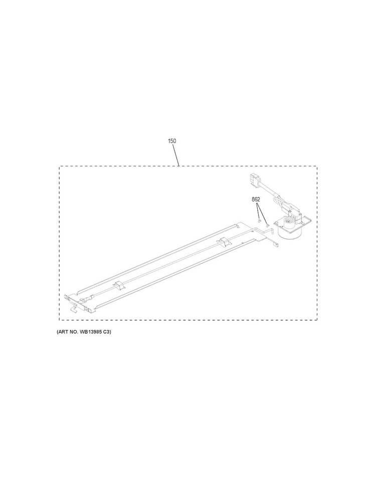 Door Lock Diagram and Parts List for PS950EF3ES  General Electric Range