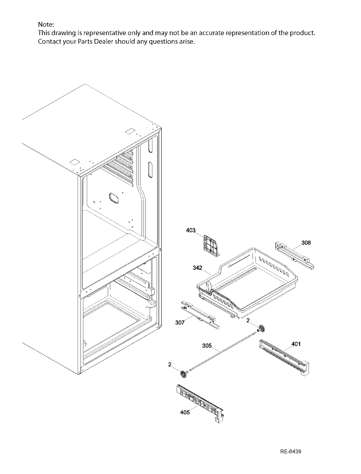 FZ SECTION BASKETS Diagram and Parts List for GNE25DGKAKWW  General Electric Refrigerator