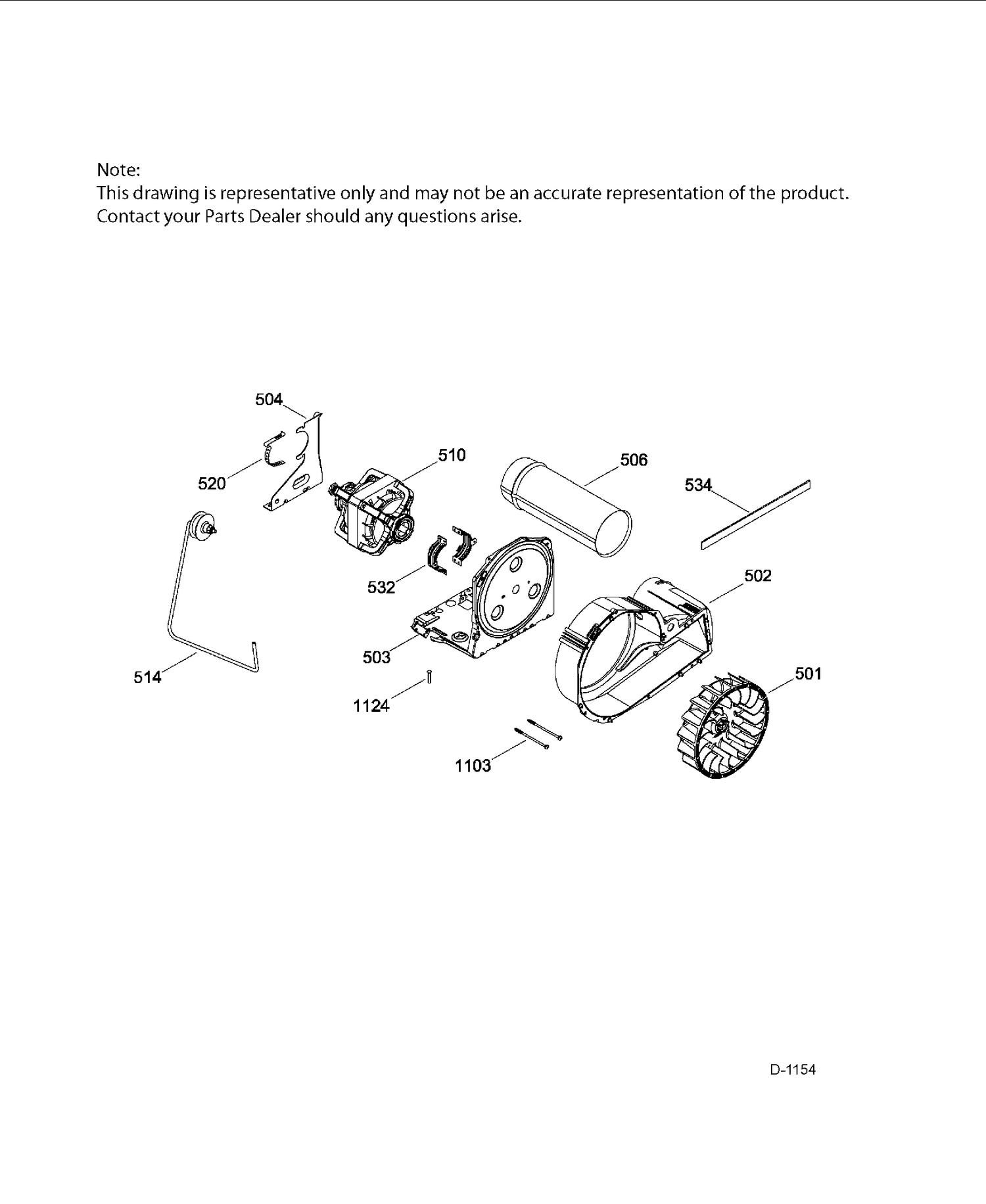 BLOWER & DRIVE ASM Diagram and Parts List for MTMX050EF5WW  General Electric Dryer