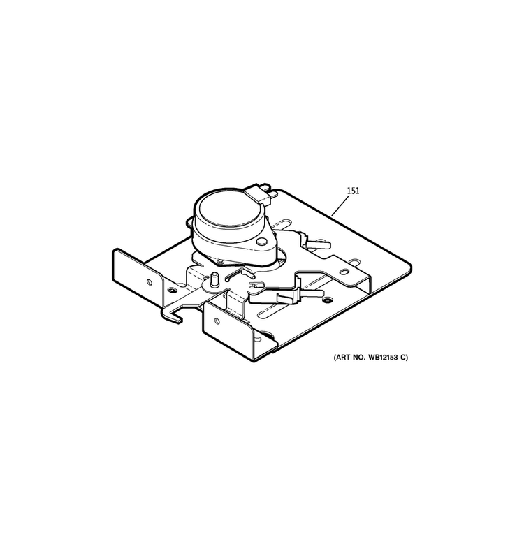 Door Lock Diagram and Parts List for JBP84CK1CC  General Electric Range