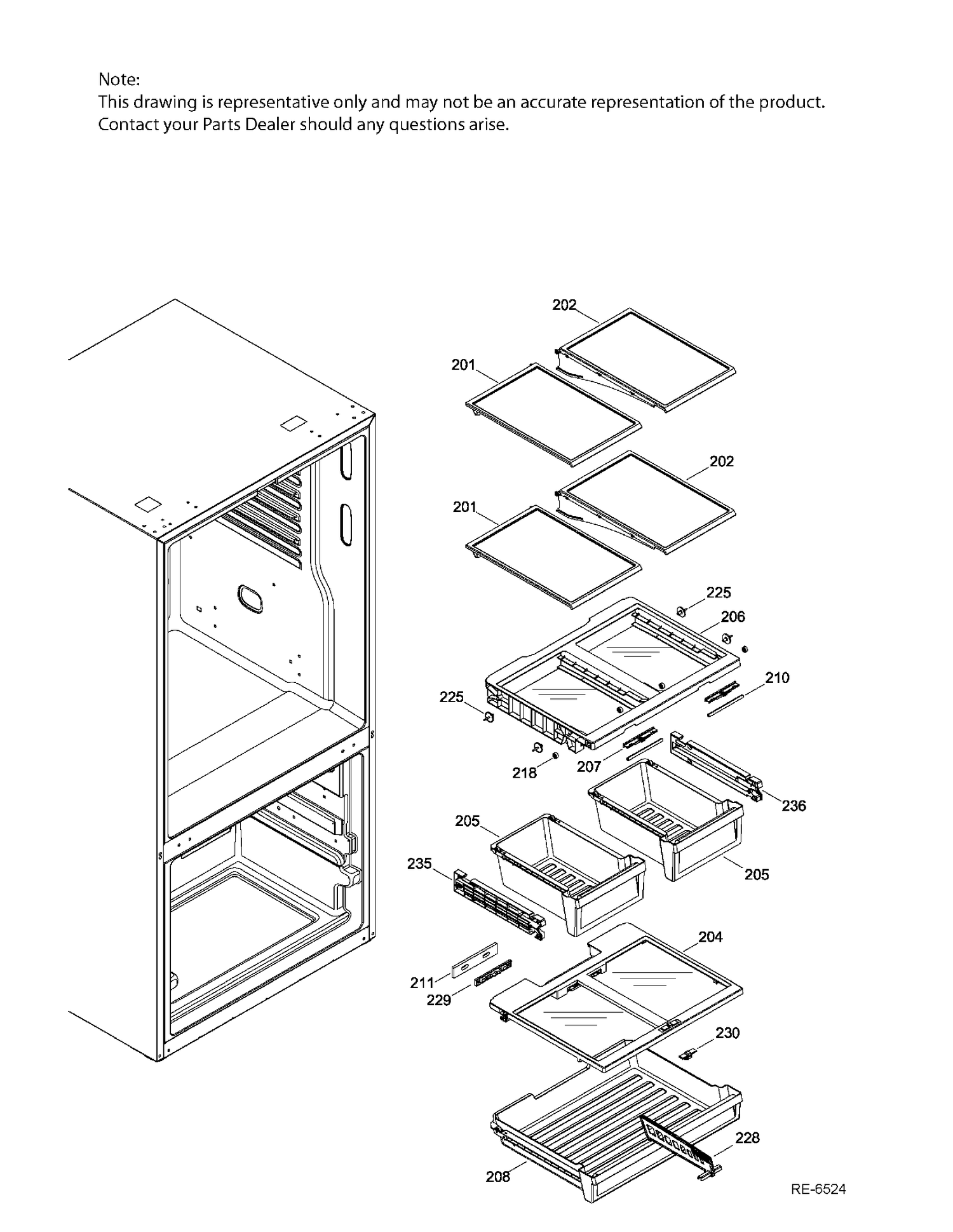 FF SHELVES Diagram and Parts List for PNE21KSKBKSS  General Electric Refrigerator