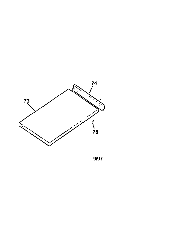 911.42095 Accessory Module Diagram and Parts List for 42095  General Electric Range
