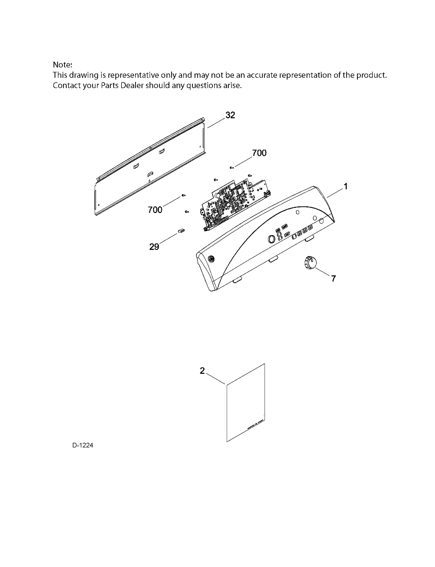 CONTROL SYSTEM Diagram and Parts List for GTMP520GD5WW  General Electric Dryer