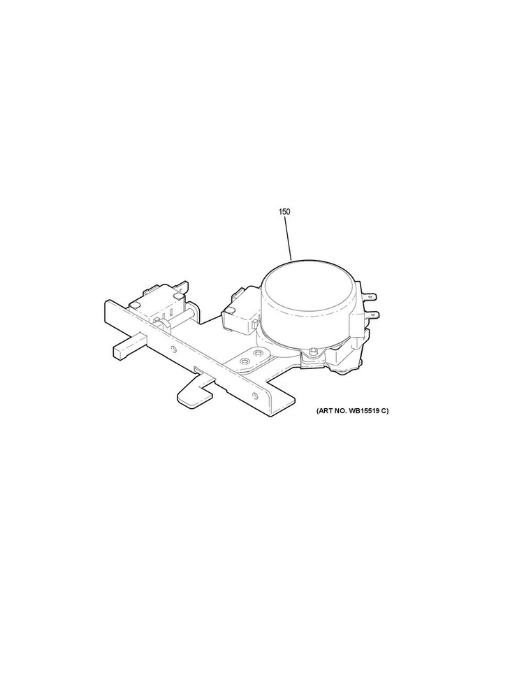Door Lock Diagram and Parts List for JB755SJ4SS  General Electric Range