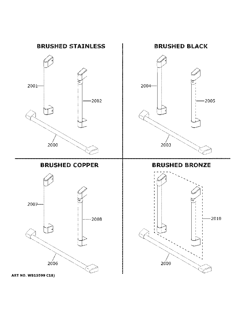 Cafe Customization Diagram and Parts List for CTD90FP3N2D1  General Electric Wall Oven