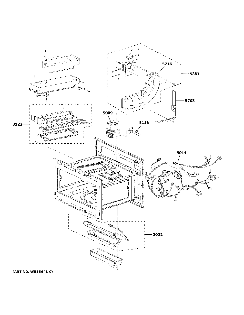 Insulator parts 2 Diagram and Parts List for ZSB9232N2SS  General Electric Microwave