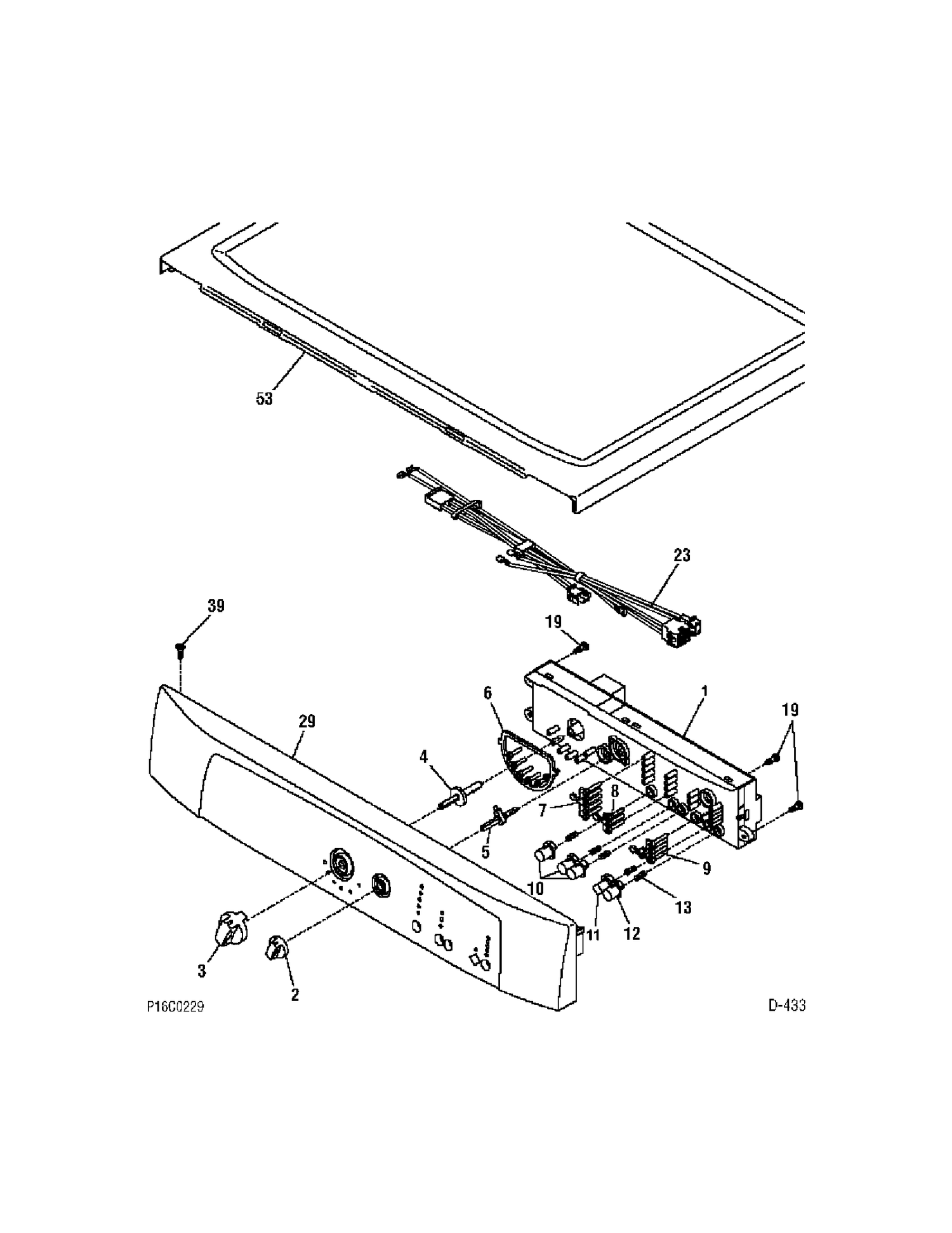 CONTROLS Diagram and Parts List for PSXH47EF00WW  General Electric Dryer