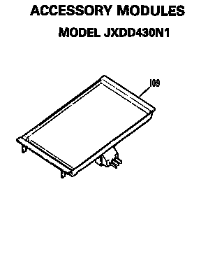 Section 4 Diagram and Parts List for JP671B9N1  General Electric Range