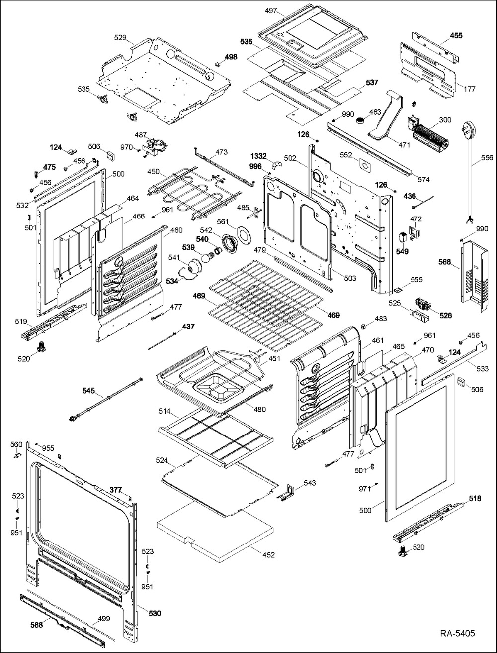 Body Parts Diagram and Parts List for PDT760SSFSS  General Electric Range