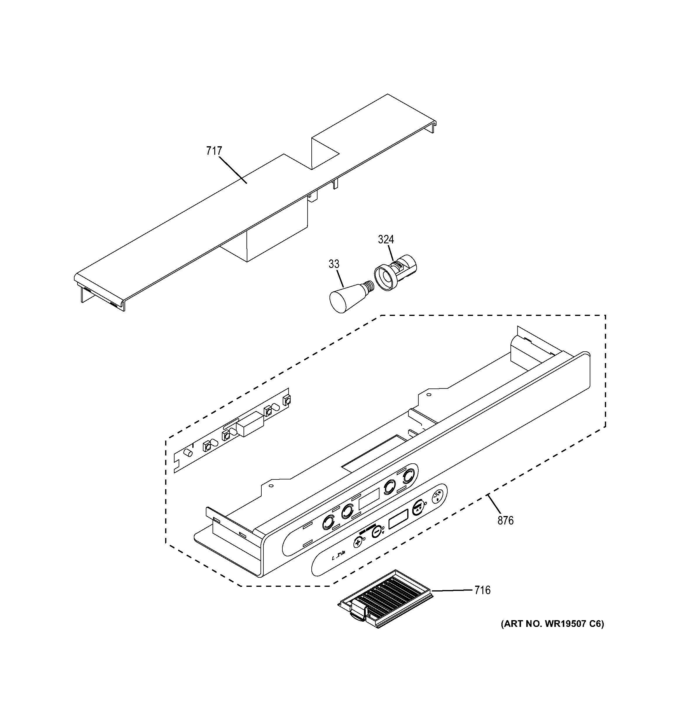CLIMATE CONTROLS Diagram and Parts List for ZDBR240HAPS  General Electric Refrigerator