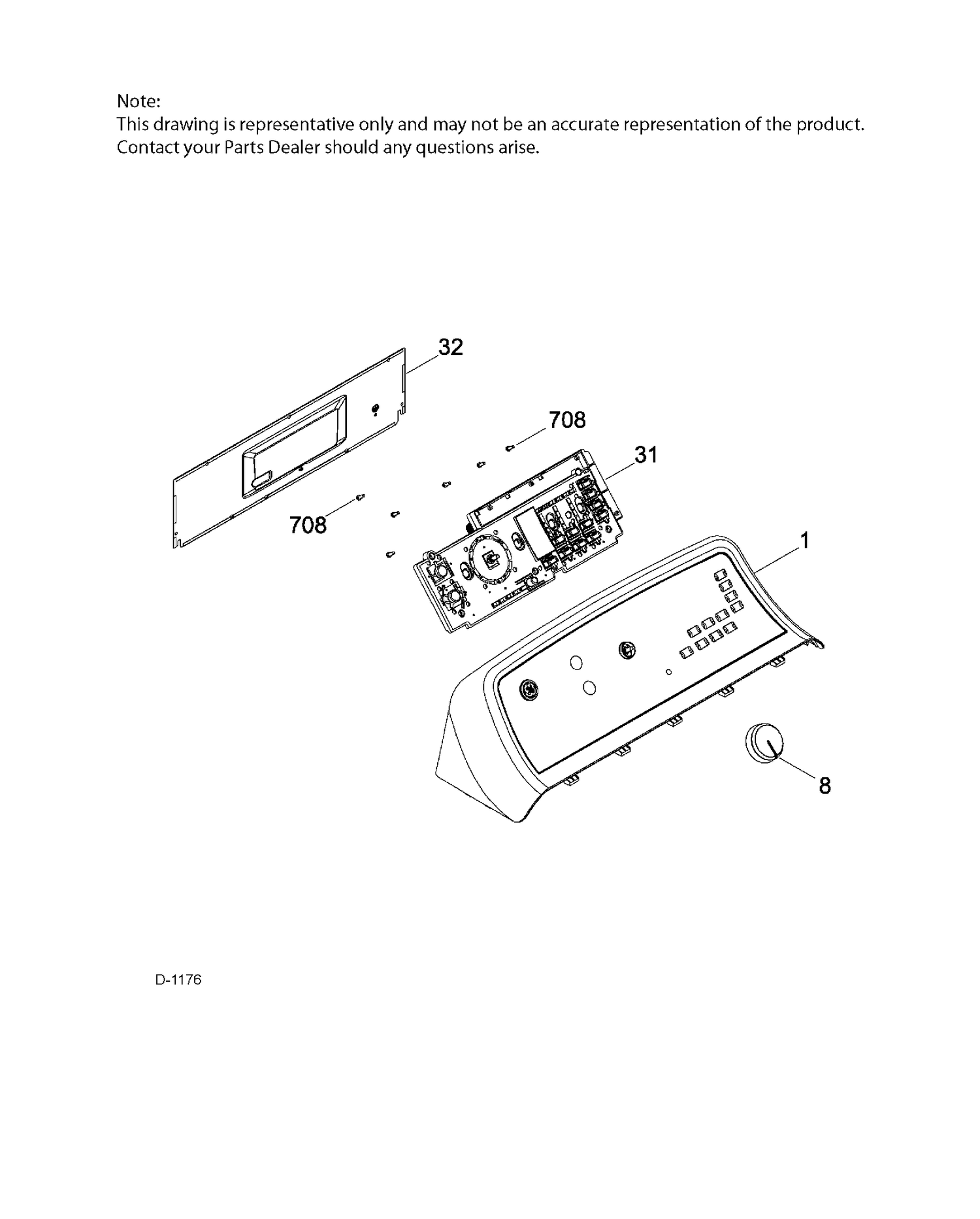 CONTROL SYSTEM Diagram and Parts List for GTD65GBMJ2WS  General Electric Dryer