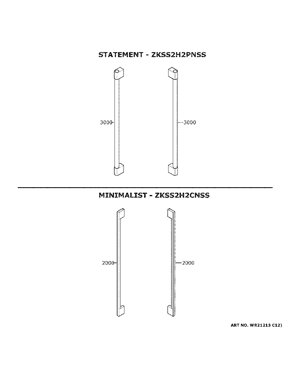 Monogram Customization Diagram and Parts List for ZISS420DNFSS  General Electric Refrigerator