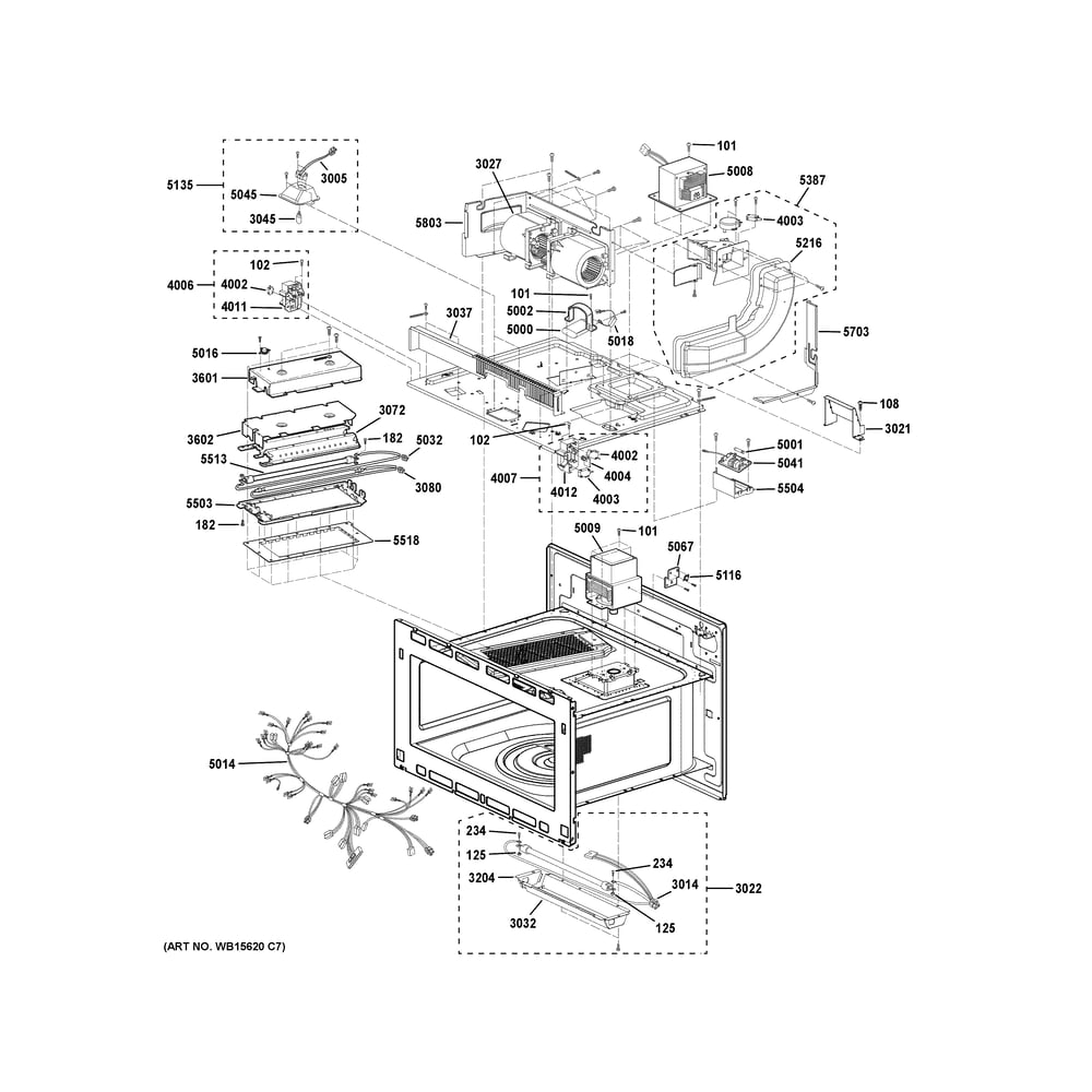 Insulator Parts 1 Diagram and Parts List for ZSB9132V1SS  General Electric Microwave