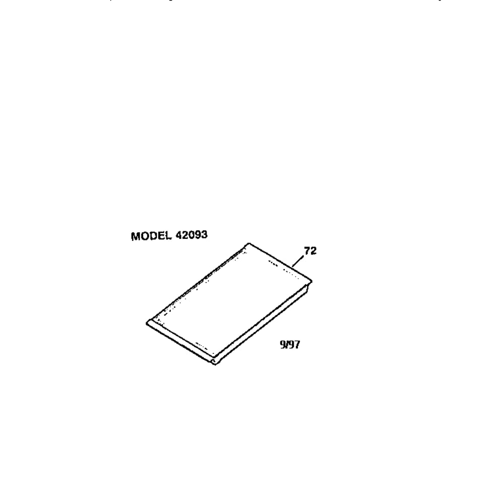 911.42093 Accessory Module Diagram and Parts List for 42093  General Electric Cooktop