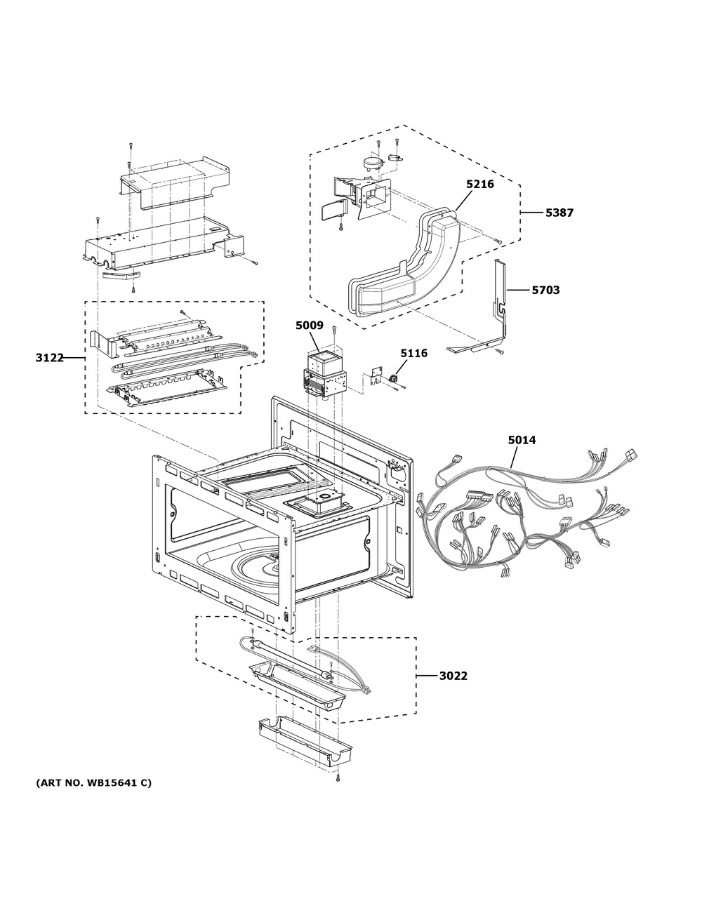 Insulator Parts 2 Diagram and Parts List for ZSB9231N2SS  General Electric Microwave