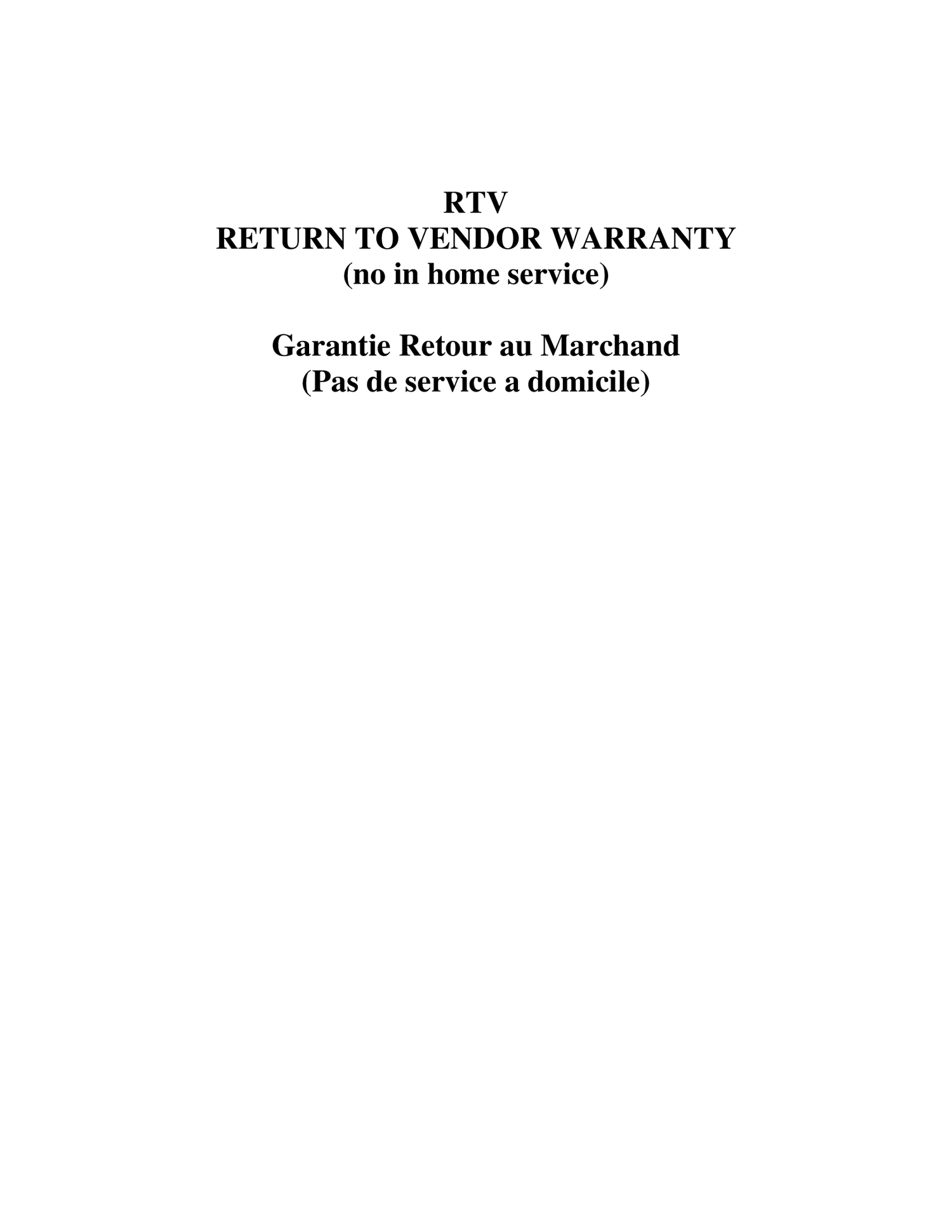 RETURN TO VENDOR Diagram and Parts List for JES0734RMC01  General Electric Microwave