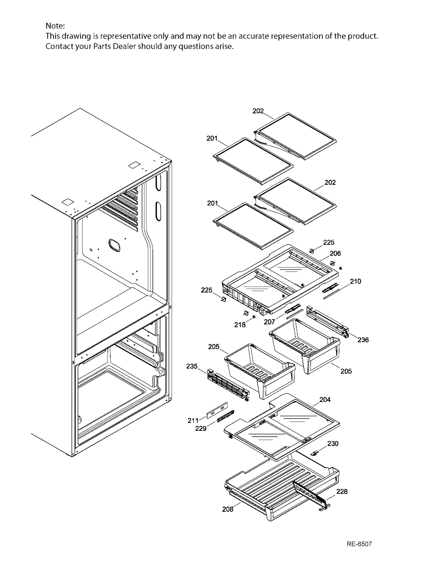 FF SHELVES Diagram and Parts List for PNE21KGKAKWW  General Electric Refrigerator