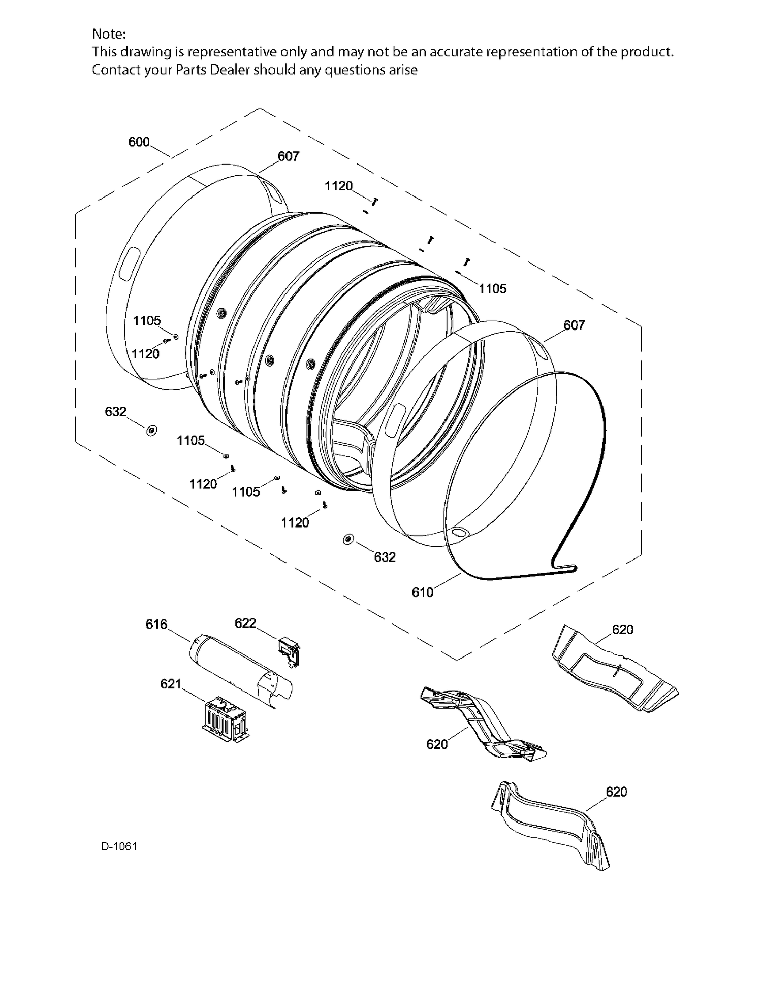 DRUM Diagram and Parts List for GTD86GSMJ0MC  General Electric Dryer