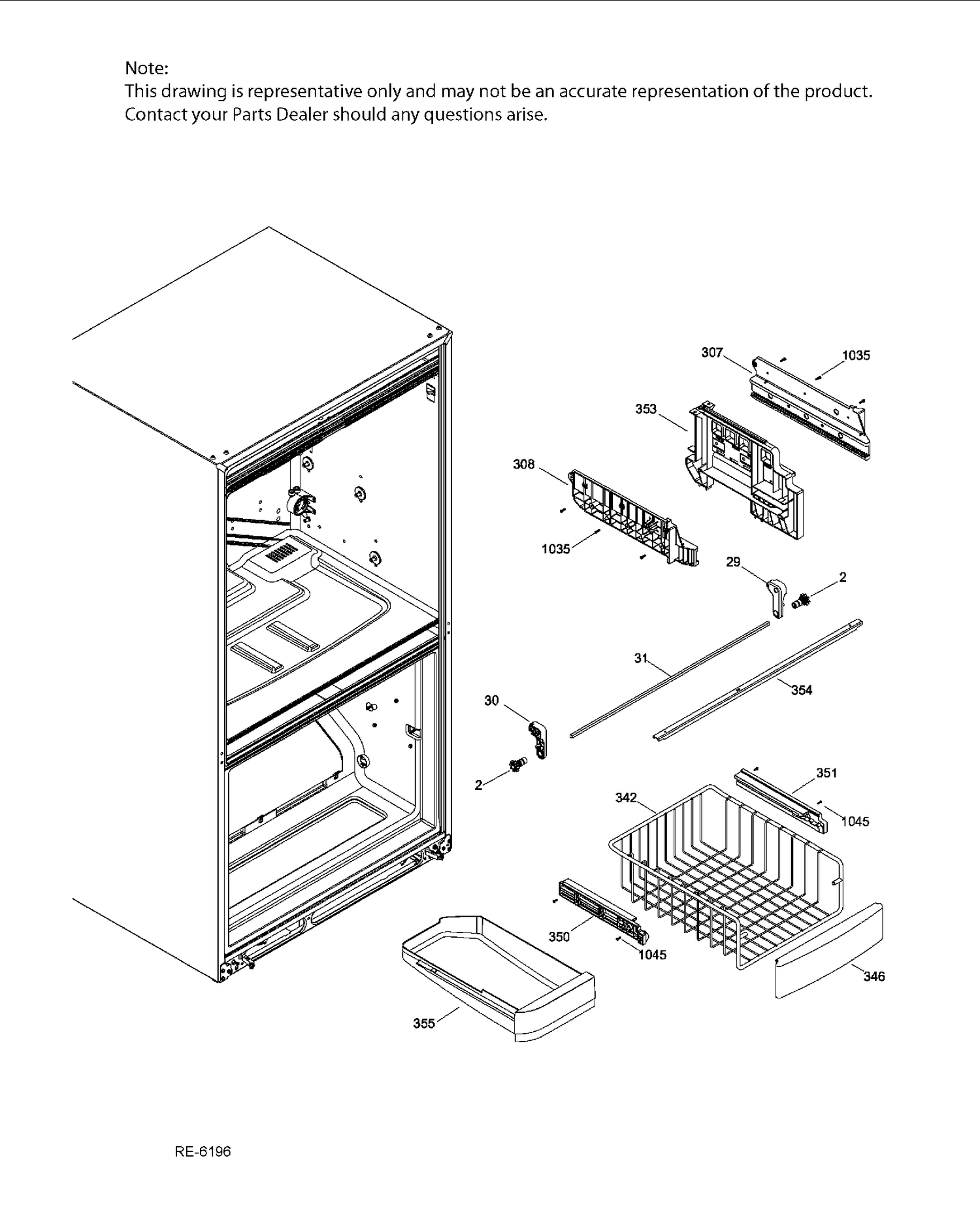 FZ BASKET Diagram and Parts List for PNR20KSEBFES  General Electric Refrigerator