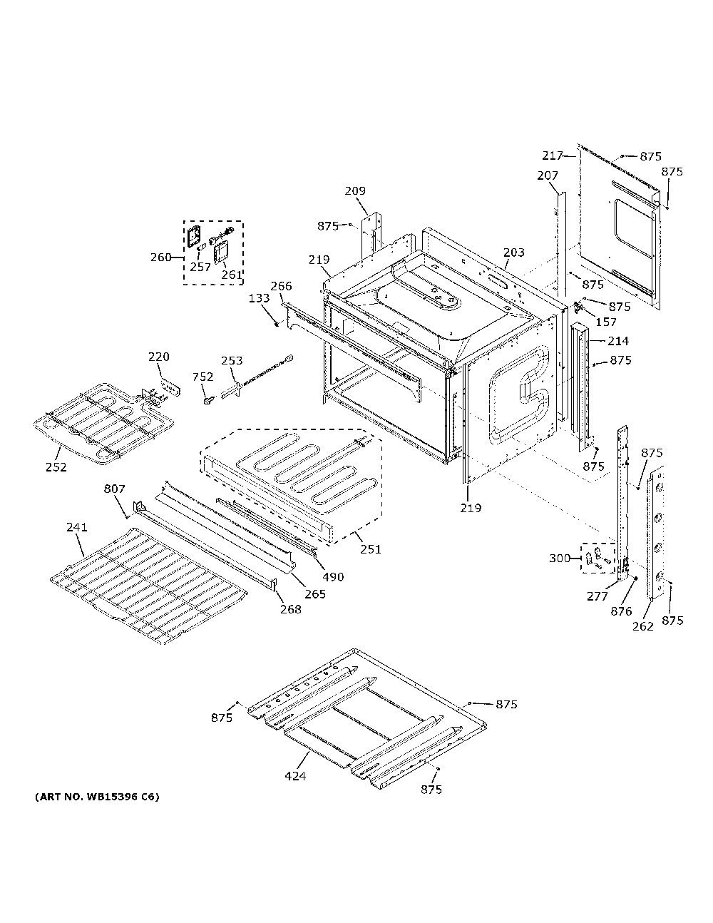 Body Parts Diagram and Parts List for JK3800DH8WW  General Electric Microwave Oven Combo