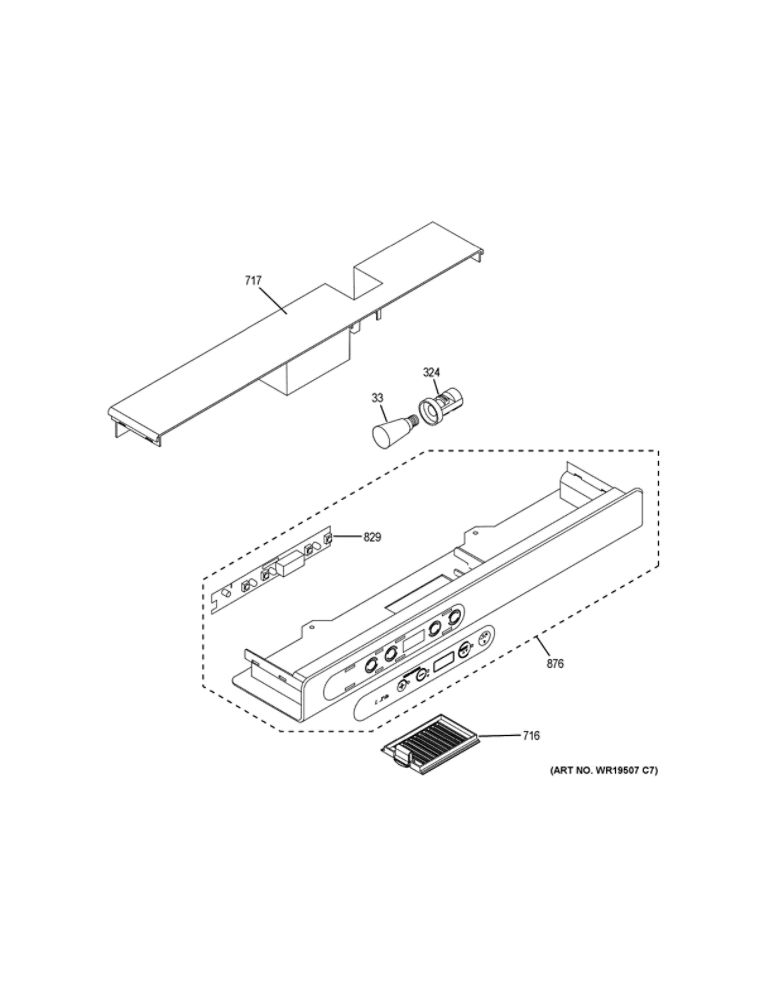 Climate Controls Diagram and Parts List for ZDBR240NABS  General Electric Wine and Beverage Cooler