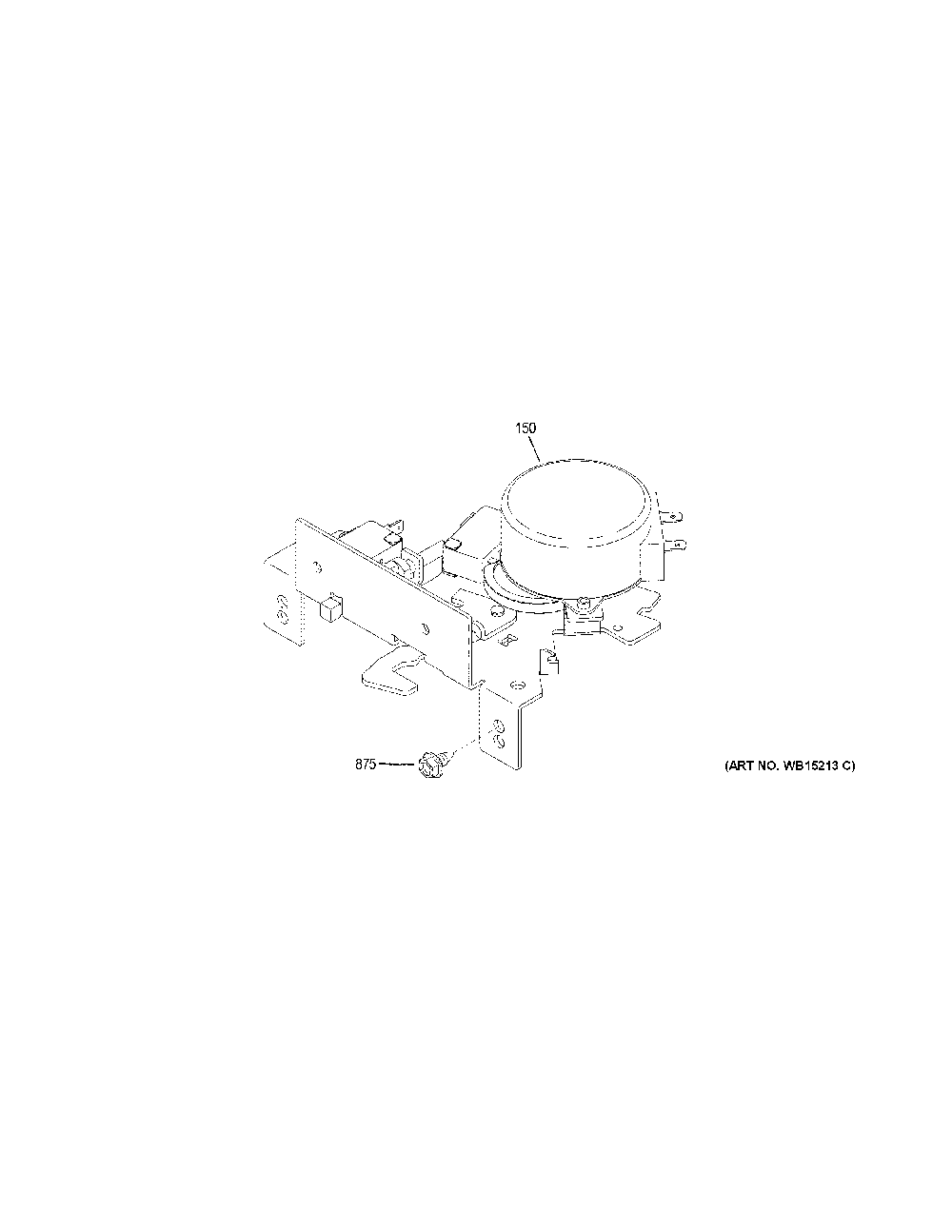 Door Lock Diagram and Parts List for CTD90FP3N2D1  General Electric Wall Oven
