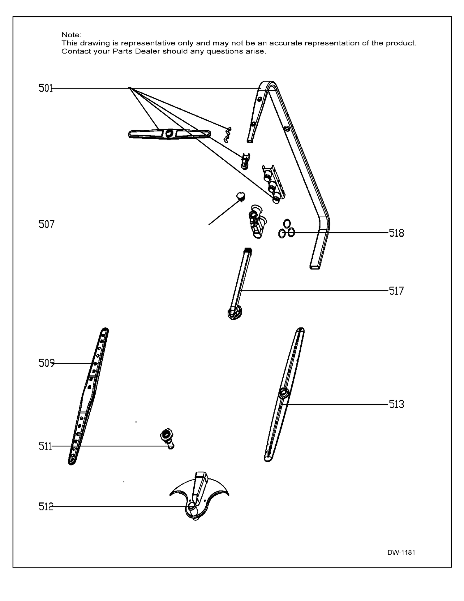 WASH ARM ASM Diagram and Parts List for GDF630SGK0WW  General Electric Dishwasher