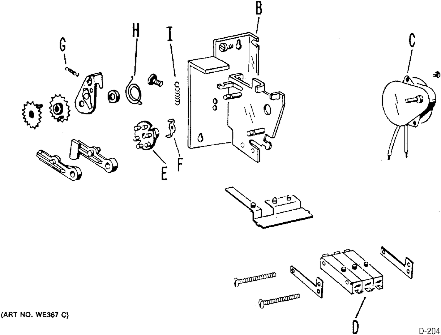 CONTROLS / TOP PANEL Diagram and Parts List for PCSB330EC2WC  General Electric Dryer