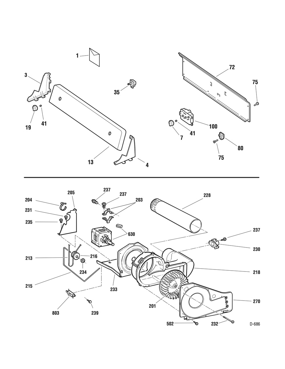 Control Panel Diagram and Parts List for ZBD6880K01SS  General Electric Refrigerator