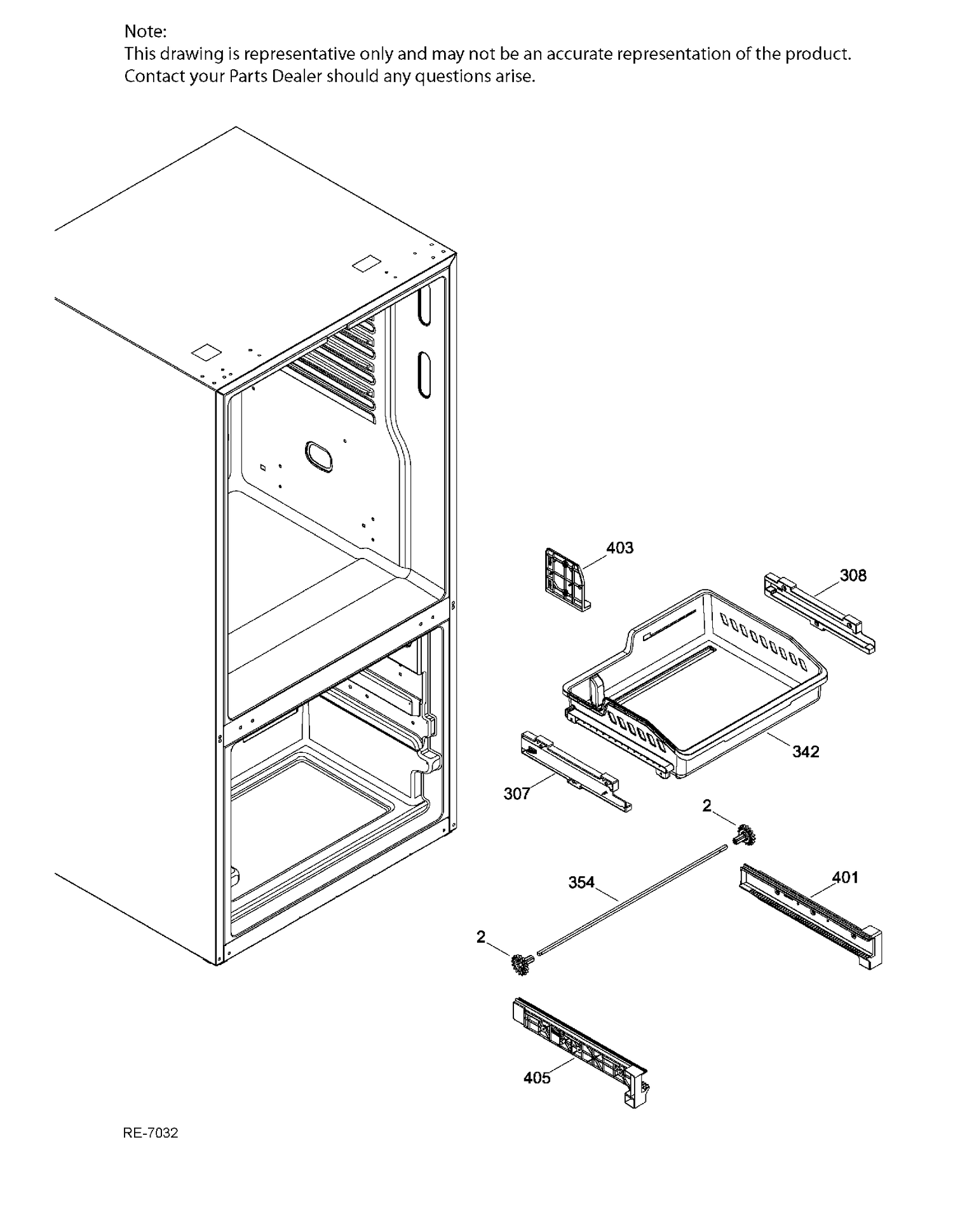 FZ BASKETS Diagram and Parts List for GNE21DSKBKSS  General Electric Refrigerator