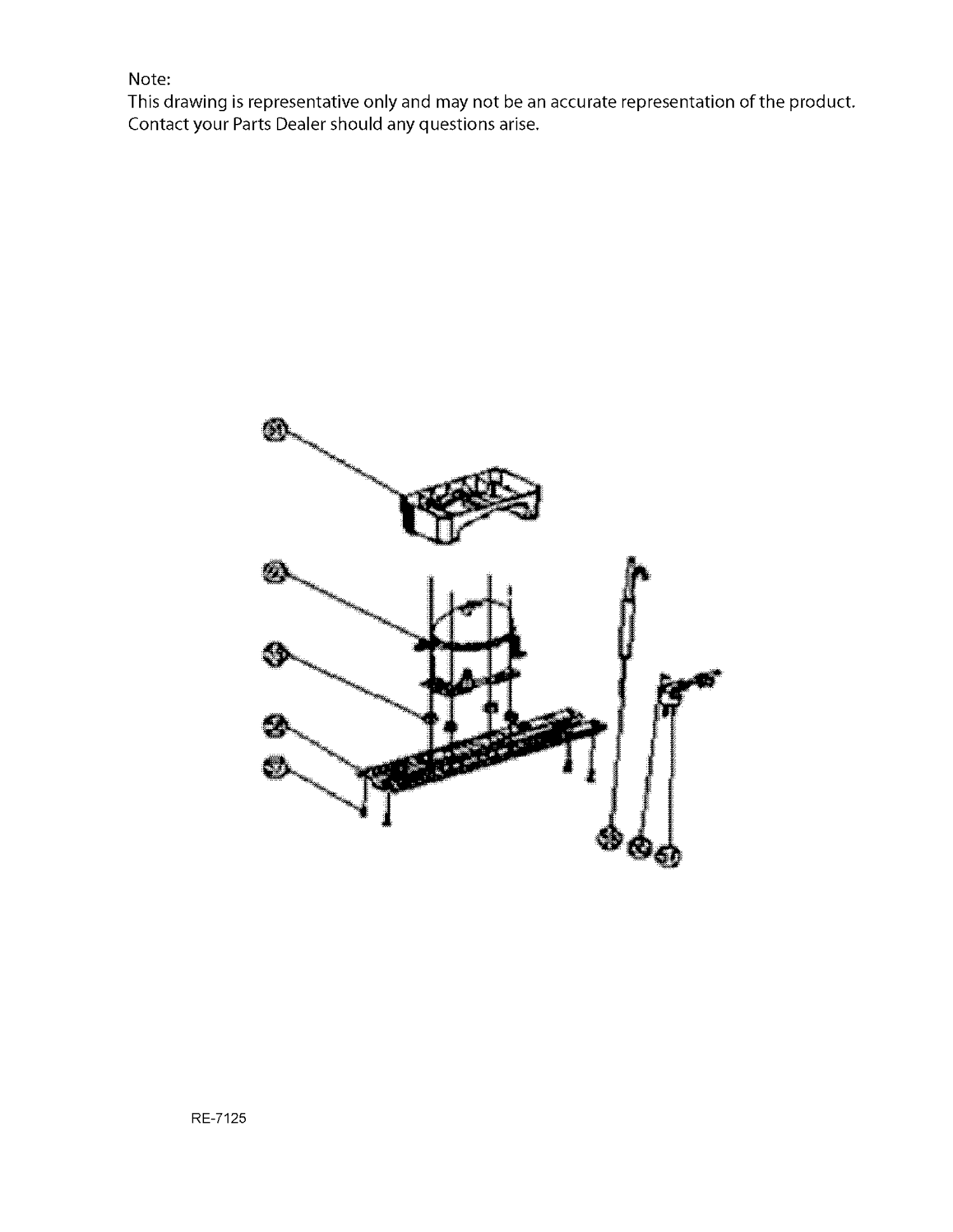 COMPRESSOR Diagram and Parts List for MPE12FSKBSB  General Electric Refrigerator