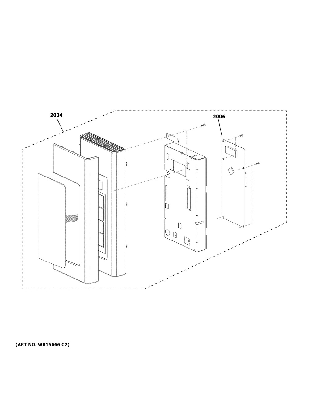 Control Parts Diagram and Parts List for JNM3184RP9SS  General Electric Microwave