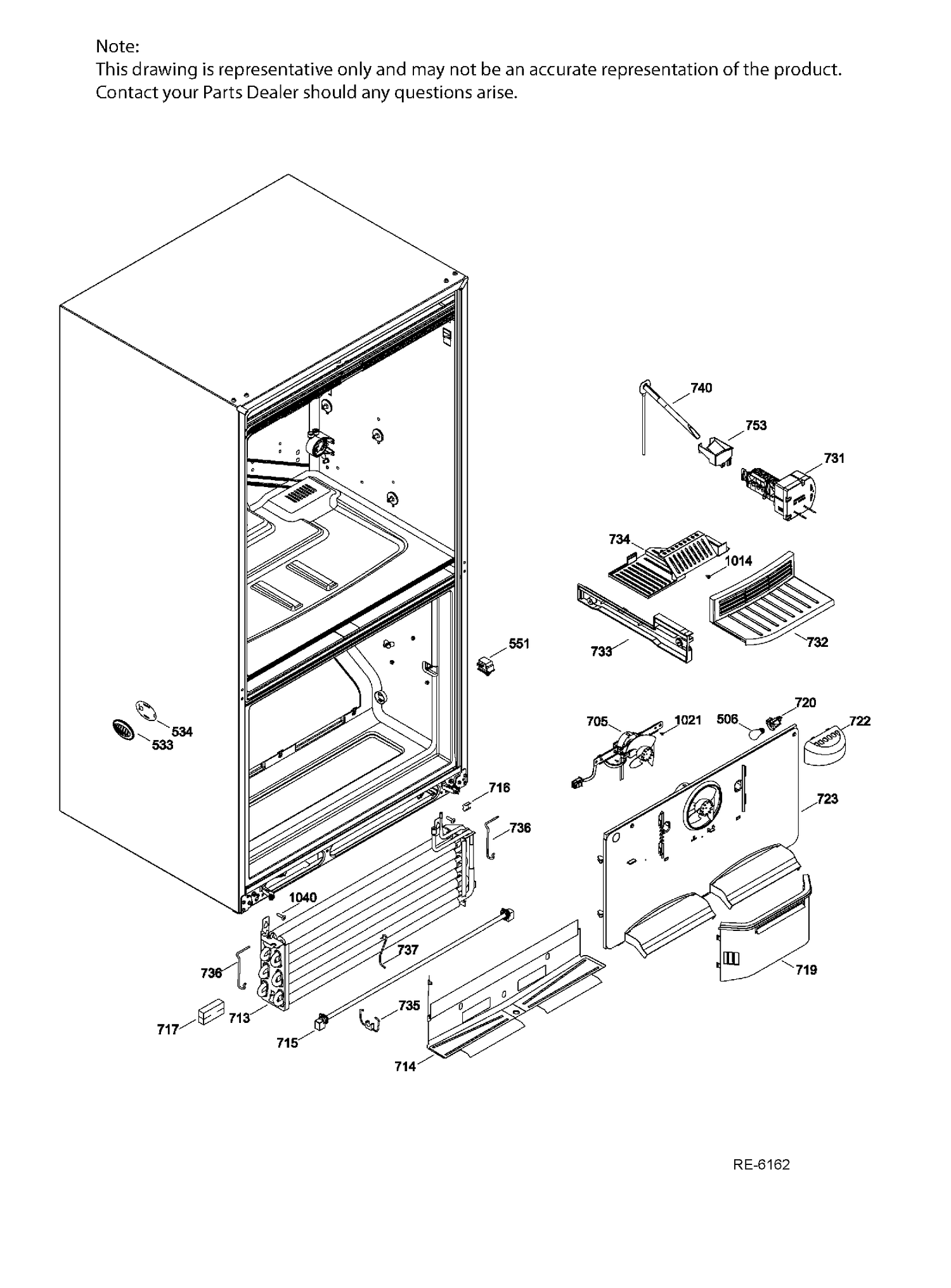FZ FUNCTIONAL PARTS Diagram and Parts List for PNR20KGEBFBB  General Electric Refrigerator