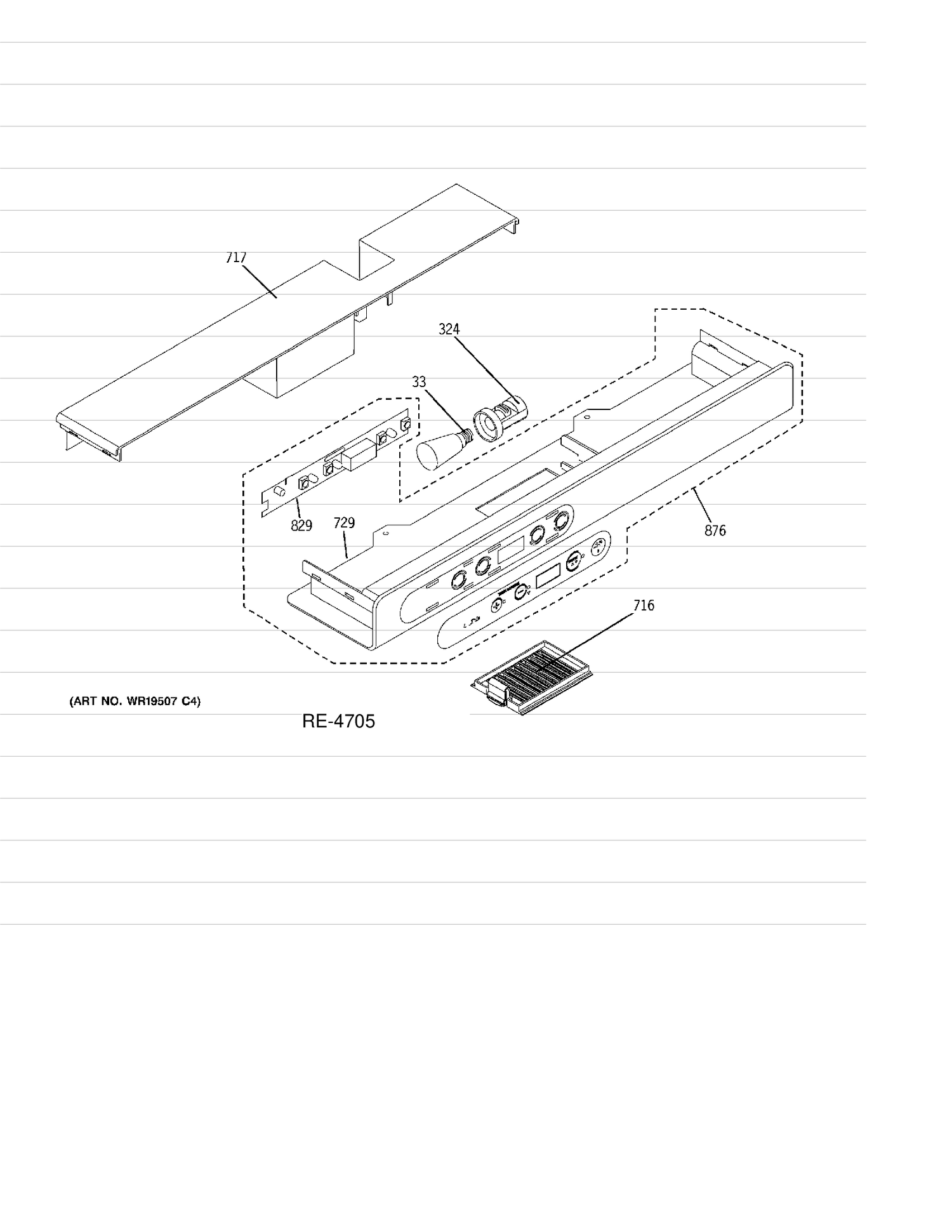 CONTROLS Diagram and Parts List for ZDBI240WAII  General Electric Refrigerator