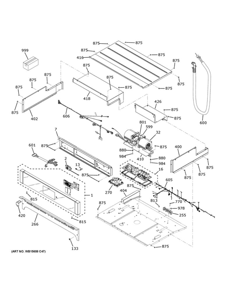 Control Panel Diagram and Parts List for CKD70DM2N2S5  General Electric Wall Oven