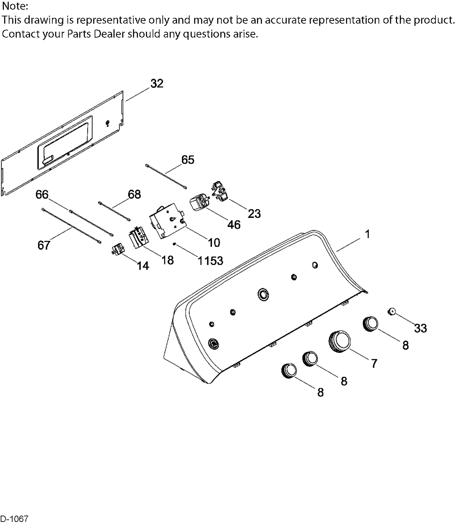 CONTROL SYSTEM Diagram and Parts List for GTD42EAMJ0WW  General Electric Dryer