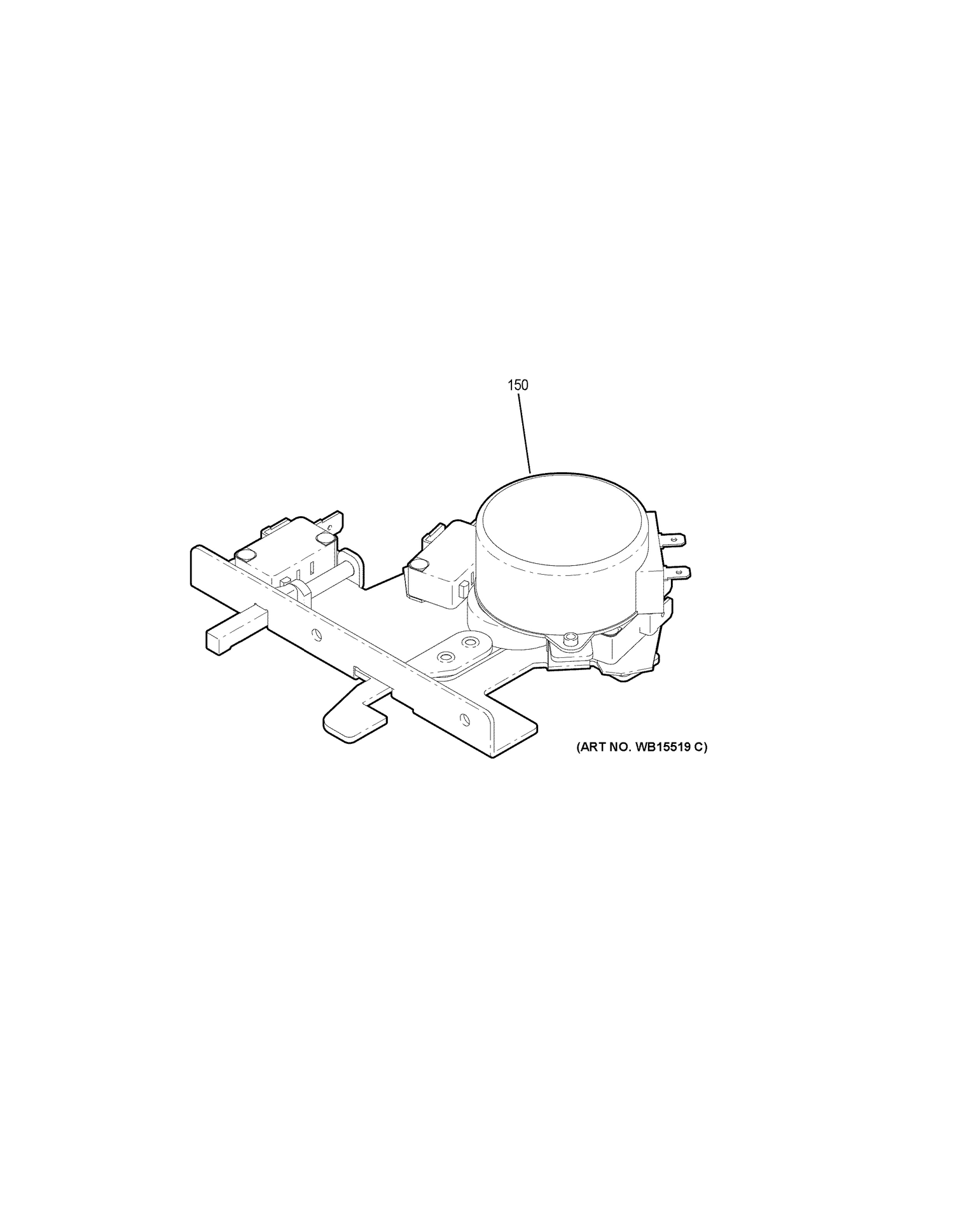 DOOR LOCK Diagram and Parts List for PCHB920SJ4SS  General Electric Range