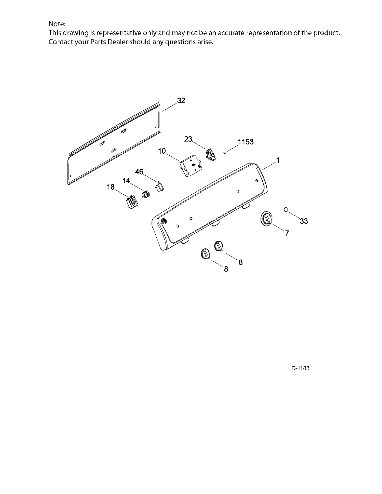 CONTROL SYSTEM Diagram and Parts List for GCMX180ED5WW  General Electric Dryer