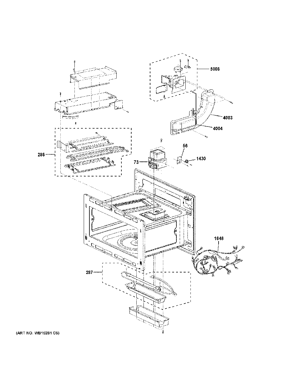 Insulator parts Diagram and Parts List for PSB9240EF4ES  General Electric Microwave