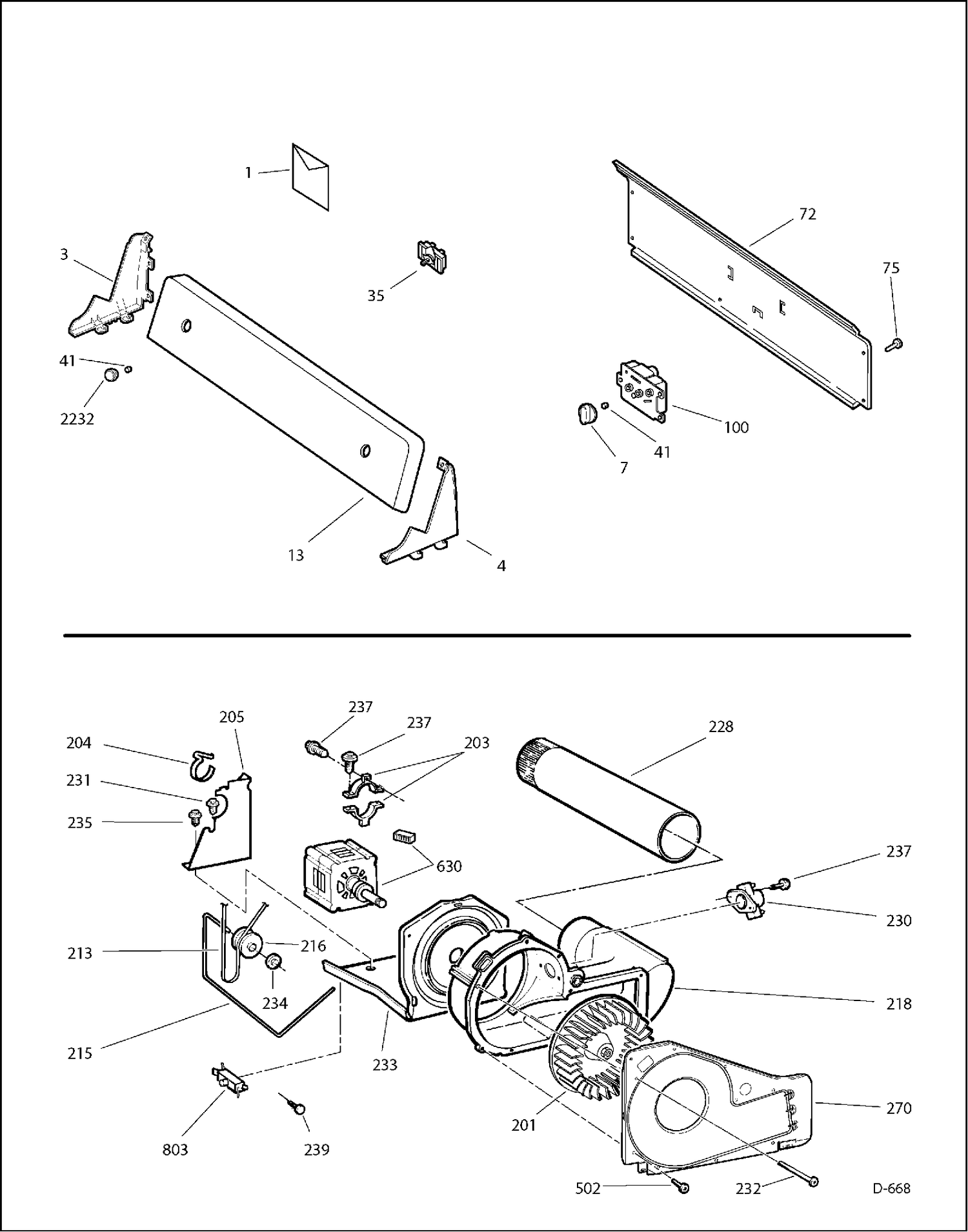 CONTROLS-DRIVE Diagram and Parts List for GCMX100GM0WW  General Electric Dryer