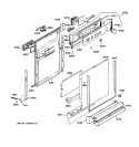 Part Location Diagram of WD38X0009 GE SPRING