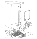 UNIT PARTS Diagram and Parts List for MSX25GRYAAA  General Electric Refrigerator