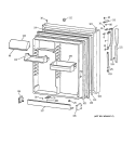 FRESH FOOD DOOR Diagram and Parts List for CTG25GAXERWW  Hotpoint Refrigerator