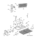 UNIT PARTS Diagram and Parts List for TBX21DAXFRAA  General Electric Refrigerator
