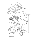 Part Location Diagram of WB25K5023 GE HOT LIGHT