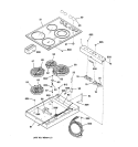 Part Location Diagram of WB18K5521 GE MAIN WIRE HARNESS